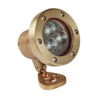Светодиодный прожектор Power-LED для подсветки фонтанов, 3 x 2 Вт, цвет красный, степень защиты IP68