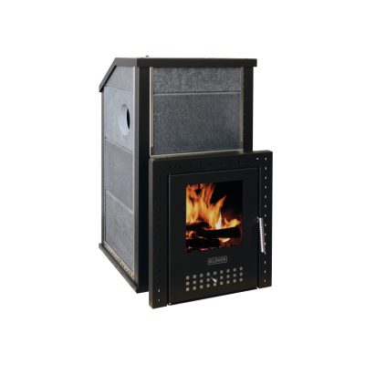 Дровяная печь для бани KLOVER RT 20-P, 16 кВт, для парной 8-22 м3, талькомагнезит