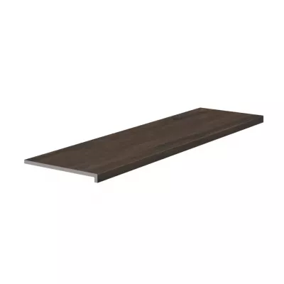 Ступень прямая верхняя Exagres PELDANO RECTO LIZANA NOGAL (ореховое дерево), 33x120x3 см