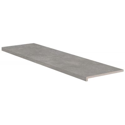 Ступень прямая верхняя Exagres PELDAÑO RECTO PROVENZA NEBBIA (серая), анти-слип, 33x120x3 см