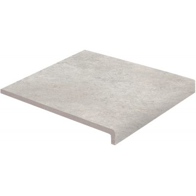 Ступень прямая верхняя Exagres PELDAÑO RECTO PROVENZA GRIGIO (светло-серая), анти-слип, 33x33x3 см