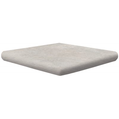 Ступень угловая Exagres CARTABON ML PROVENZA GRIGIO (светло-серая), анти-слип, 33x33x4 см