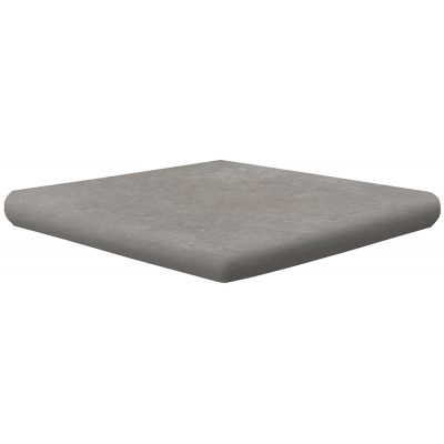 Ступень угловая Exagres CARTABON ML PROVENZA NEBBIA (серая), анти-слип, 33x33x4 см