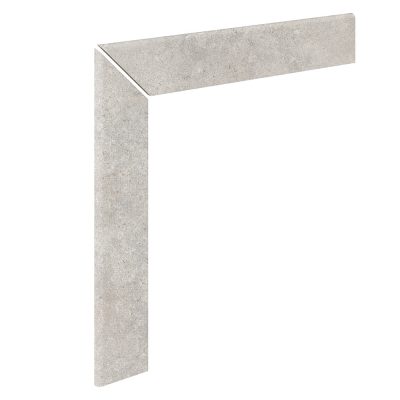 Плинтус для ступеней Exagres ZANQUIN INGLETADO RECTO PROVENZA GRIGIO (светло-серый), 59,6x59,6 см