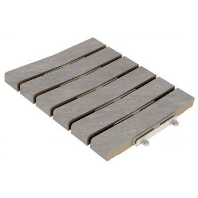 Решетка модульная Exagres REJILLA MODULAR PROVENZA NEBBIA (серая), 24,5x30 см