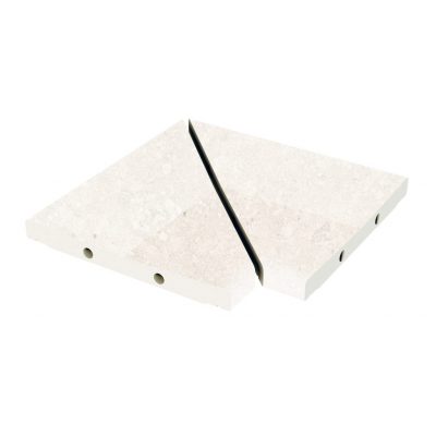 Угол решетки Exagres ANGULO REJILLA MODULAR BEDFORD WHITE (белый), 30x30 см