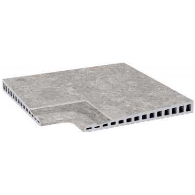 Угол Exagres ANGULO DESBORDANTE BEDFORD PEARL (жемчужный), 31x31 см, пер. басс.
