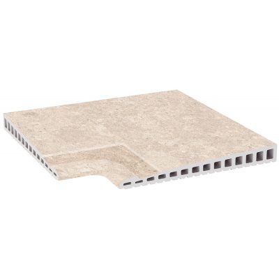 Угол Exagres ANGULO DESBORDANTE BEDFORD SAND (песочный), 31x31 см, пер. басс.