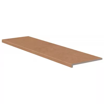 Ступень прямая верхняя Exagres PELDAÑO RECTO ESSENZA RUST (коричневая), 33x120x3 см