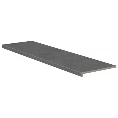 Ступень прямая верхняя Exagres PELDAÑO RECTO ESSENZA GRAFITE (графит), 33x120x3 см