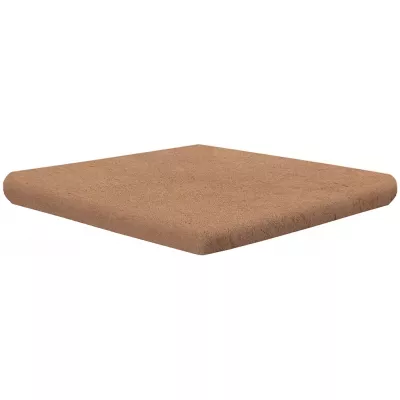 Ступень угловая Exagres CARTABON ML ESSENZA RUST (коричневая), анти-слип, 33x33x4 см