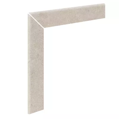 Плинтус для ступеней Exagres ZANQUIN INGLETADO RECTO ML ESSENZA CRETA (серый), 59,6x59,6 см