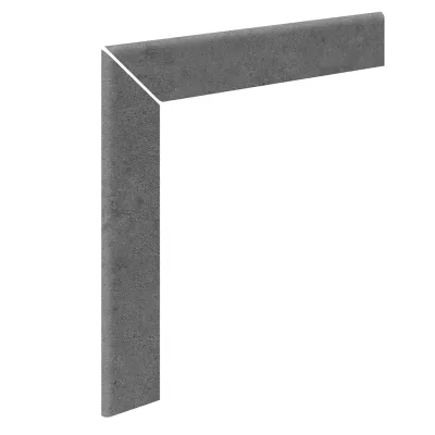 Плинтус для ступеней Exagres ZANQUIN INGLETADO RECTO ML ESSENZA GRAFITE (графит), 59,6x59,6 см