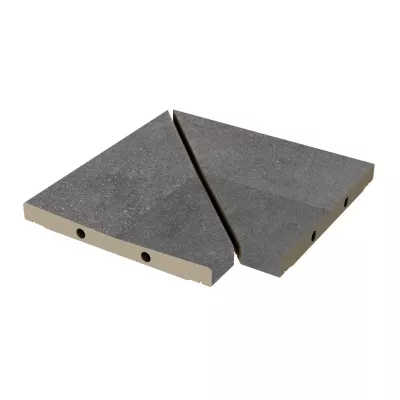 Угол решетки Exagres ANGULO REJILLA MODULAR ESSENZA GRAFITE (графит), 30x30 см