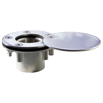 Форсунка для подключения пылесоса "Глазок" (универсальная) (AISI 316), шлифованная ст.