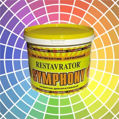 Симфония Реставратор лак антисептик глянцевый ЕP 2,7л