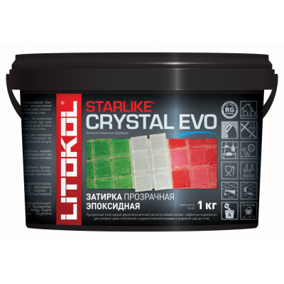 Затирочная смесь LITOKOL STARLIKE EVO S700 CRYSTAL, 1 кг