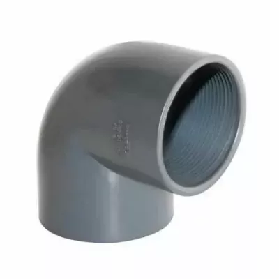 Угол 90° (внутр. р. с 1-й стор.) d=63x2", ПВХ, Pimtas