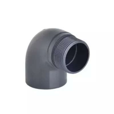Угол 90° (внешн. р. с 1-й стор.) d=63x2", ПВХ, Pimtas