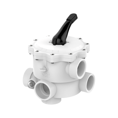 6-ти поз. к-н Praher 3" SM30, 2 заглушки, (AO, V6 ND ABS, NBR EPDM), белый PN3,6