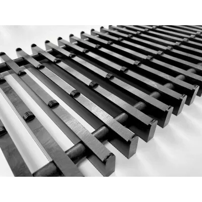 Решетка переливного лотка EMCO 723/27 Design, 201-250 мм, черная
