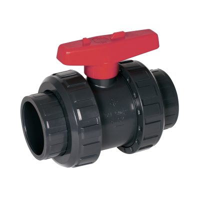 Кран шаровой ПВХ d50 PN16
