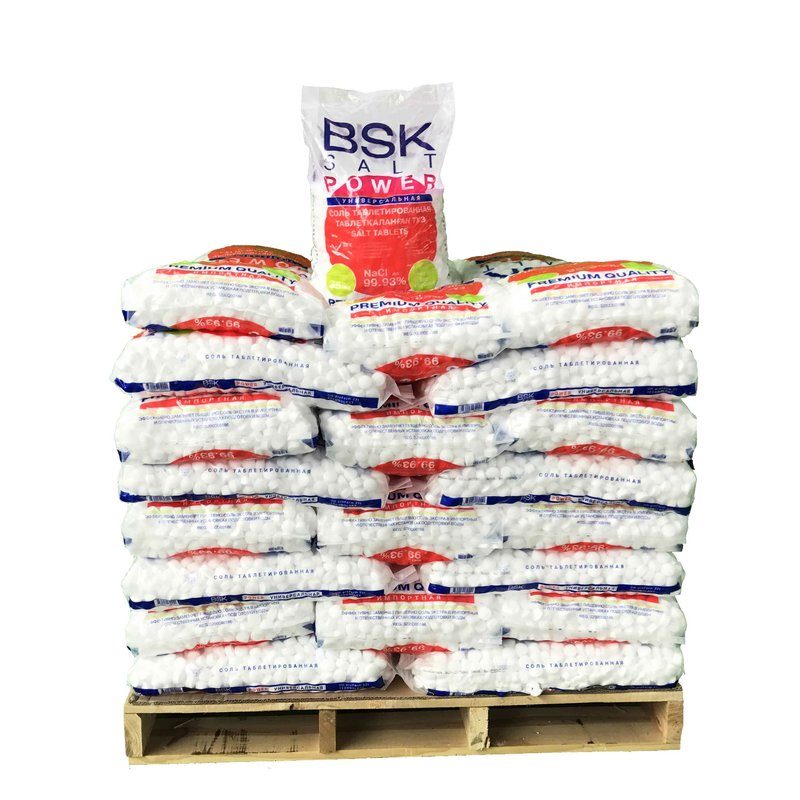Соль таблетированная ТМ "BSK POWER" (25 кг в мешке)