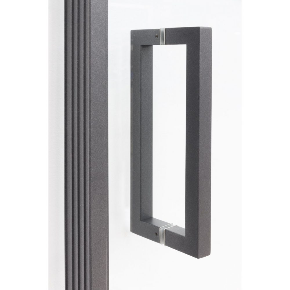 Дверь для сауны и хамама EOS, прозрачное стекло 8 мм, 2000 x 800 мм
