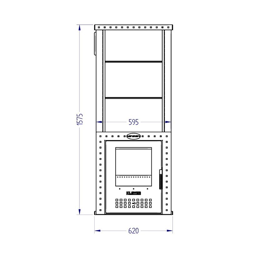 Дровяная печь для бани KLOVER RT 35-RVs 310S, 28 кВт, для парной 22-35 м3, серпентинит