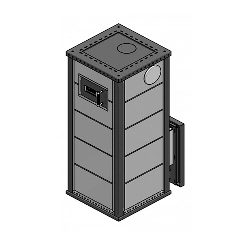 Газовая печь для бани KLOVER RT 35-RV 310S, 28 кВт, для парной 22-35 м3, талькомагнезит