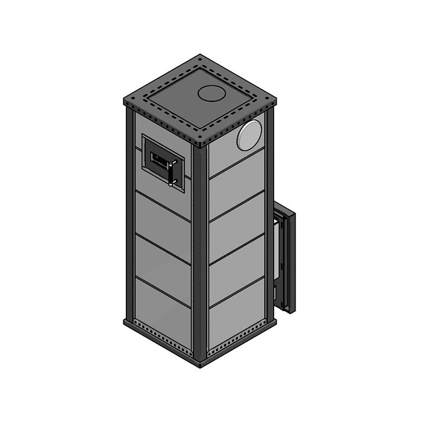 Дровяная печь для бани KLOVER RT 35-RV Design 06, 28 кВт, для парной 22-35 м3, талькомагнезит