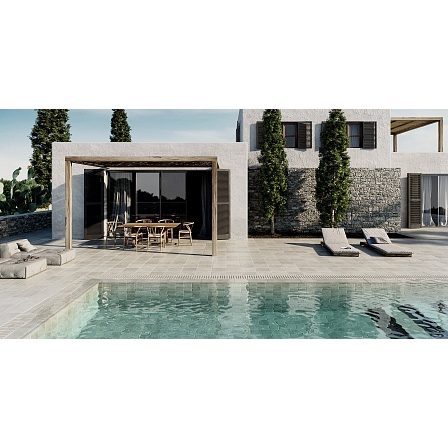 Плинтус для ступеней Exagres ZANQUIN INGLETADO ML PROVENZA BIANCO (слоновая кость) лев. 59,6x59,6 см