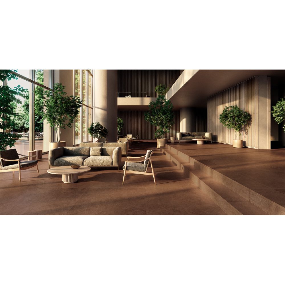 Угол решетки Exagres ANGULO REJILLA MODULAR ESSENZA RUST (коричневый), 30x30 см
