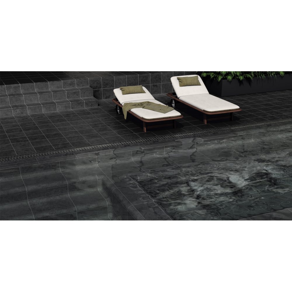 Угол решетки Exagres ANGULO REJILLA MODULAR ESSENZA GRAFITE (графит), 30x30 см