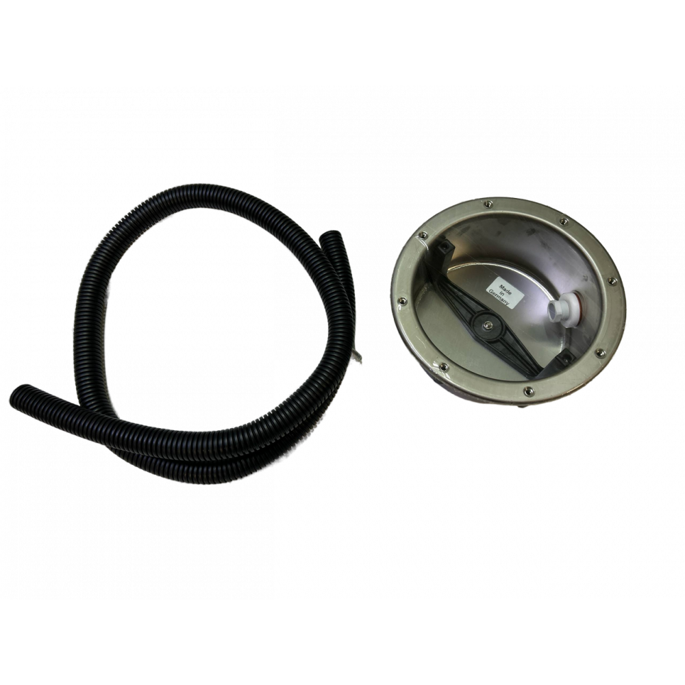 Закладная деталь для прожектора серии 4.0271/272, с гофрошлангом, нерж. сталь 316