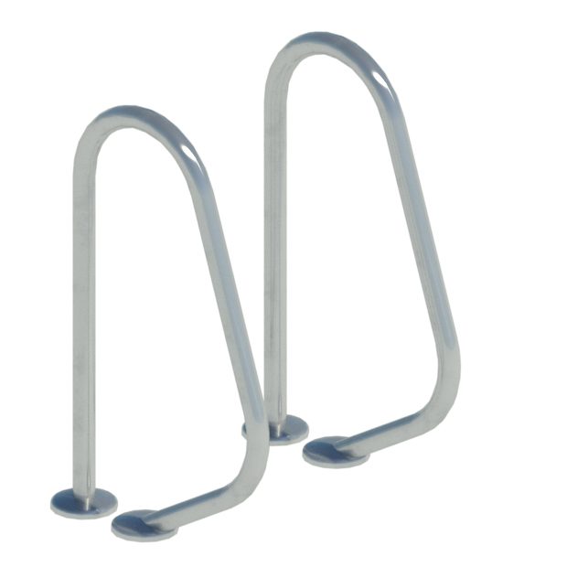 Лестница двухсоставная Evo Step Split, цельносварная, 4 ступ., в компл. с поручнями, AISI 316L шлиф.