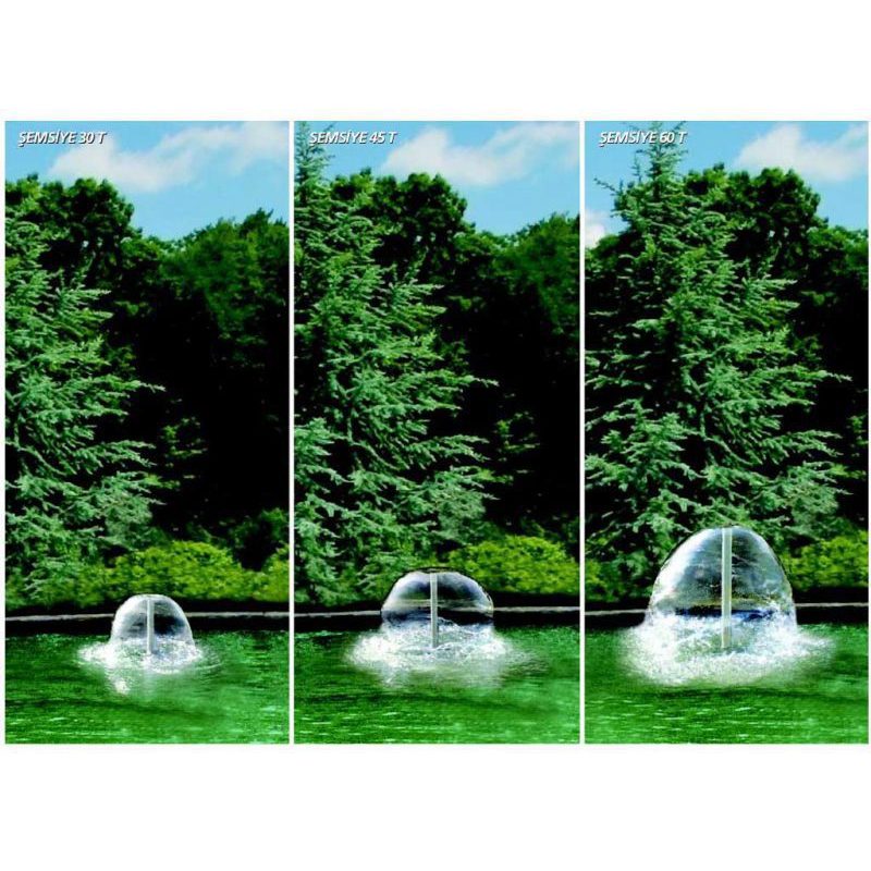 Форсунка фонтана Water Bell 30T, 1/2", высота 30 см, пластик