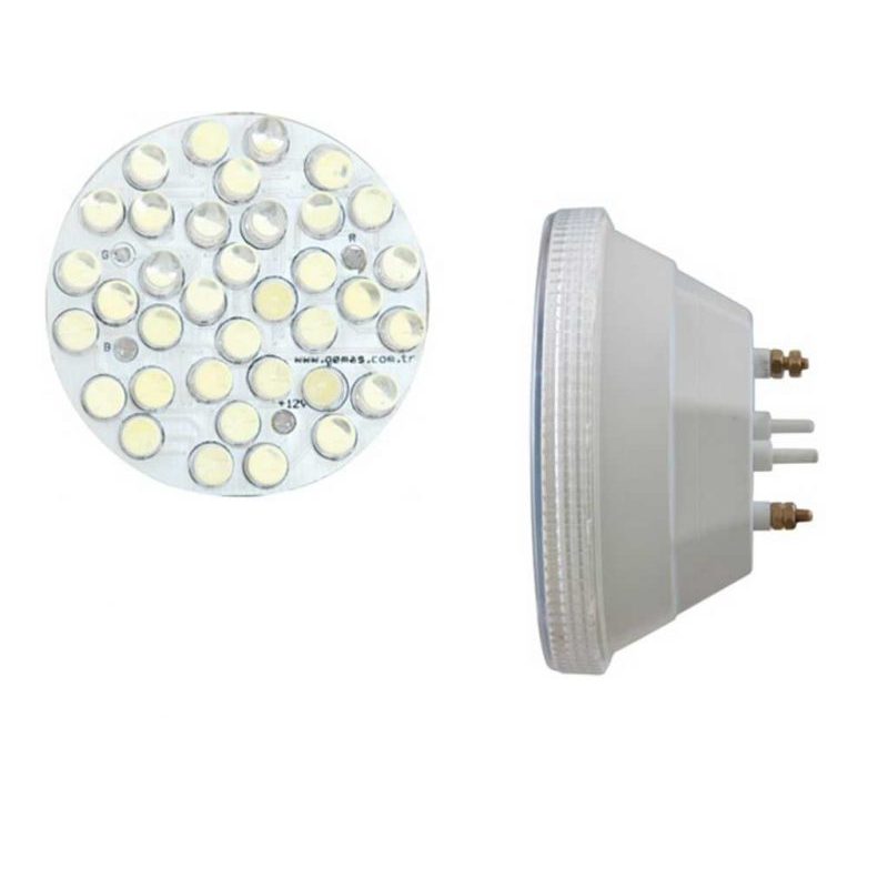 Лампа Mini, LED Rainbow 36, 2.8 Вт, 12 В, 30°, с платой управления