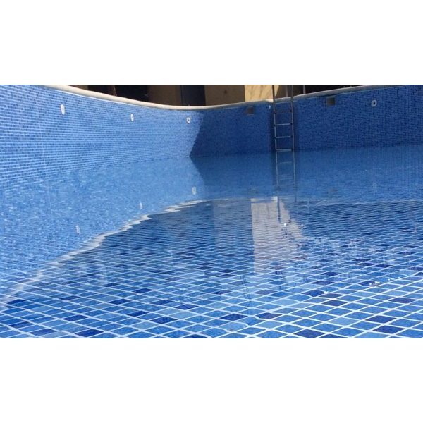 Бордюр для бассейна UltimateBORDER 26-(27,5)см х 25м (мозайка синяя)