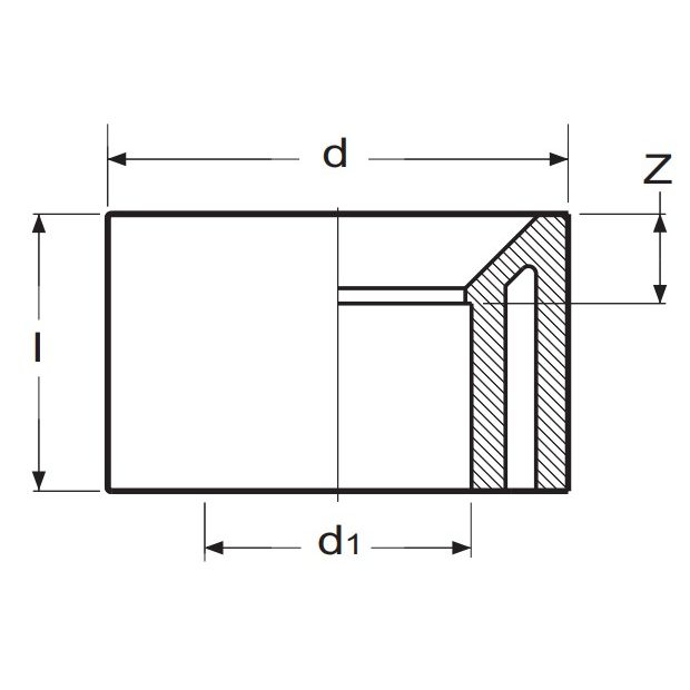 Редуктор короткий ПВХ d=400x315 PN 6 Plimat