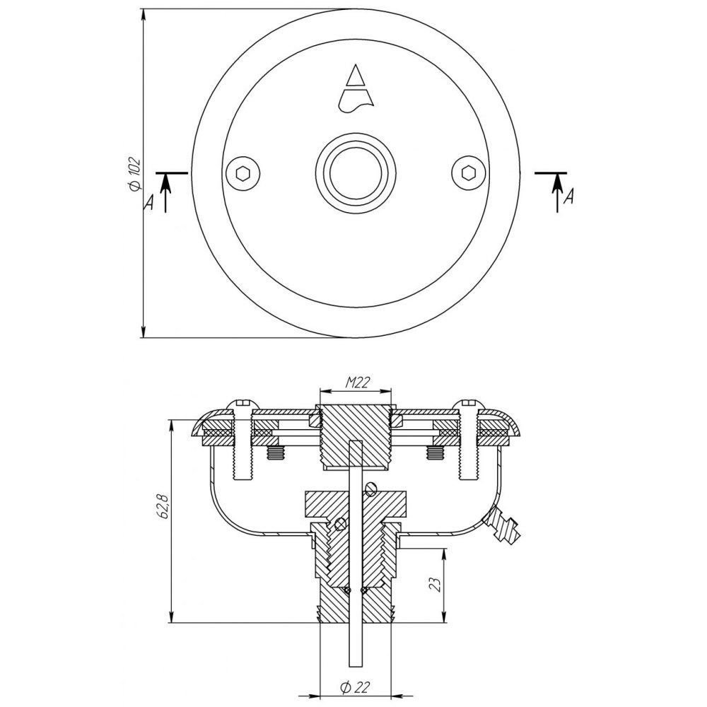 Адаптер сенсорной кнопки (AISI 316)