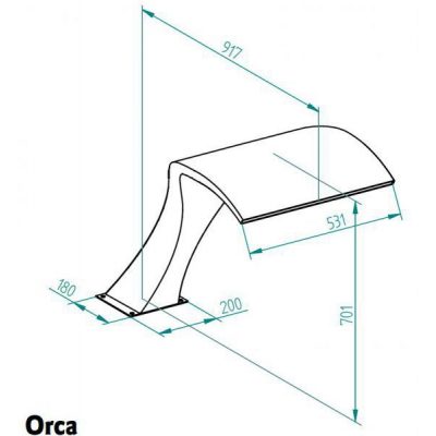 Водопад Orca, с насосом 1,1 кВт, DS, BZ чертеж, схема Allpools